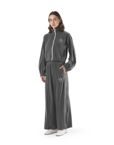 Velour Track Jacket - Grey