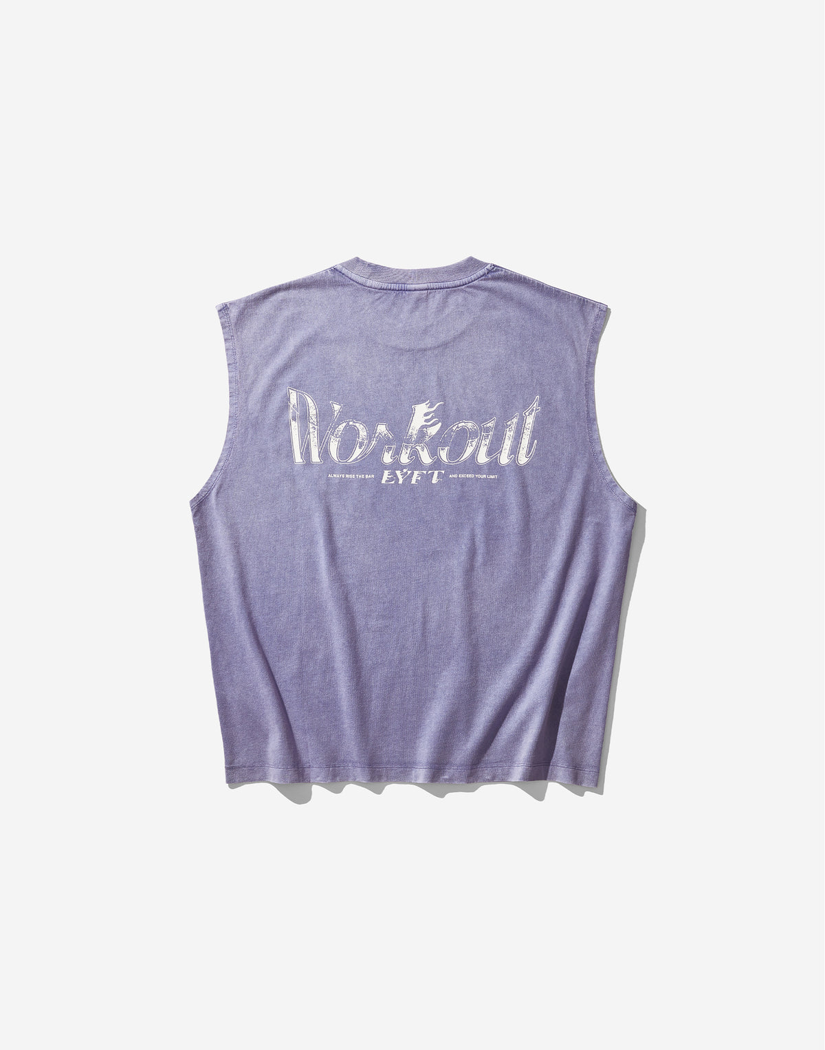 Work Out Graphic Vintage Tanktop - Purple