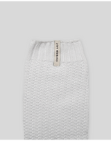 Thick Knit Loose Socks - White