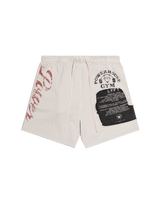 LÝFT × Power House Gym Vintage Sweat Shorts - Ivory