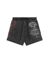 LÝFT × Power House Gym Vintage Sweat Shorts - Black