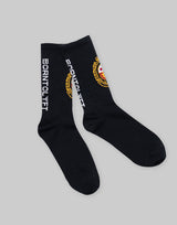 LÝFT Emblem Socks - Clear Black