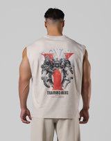 Vintage Statue Y Graphic Vintage Tanktop - Ivory