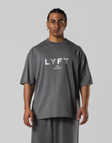LÝFT Logo Big T-Shirt V.2 - D.Grey