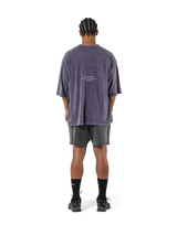Fang Graphic Vintage Extra Big T-Shirt - Purple
