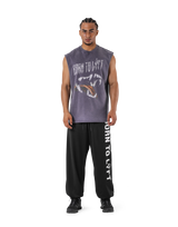 Fang Graphic Vintage Tanktop - Purple