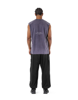 Fang Graphic Vintage Tanktop - Purple