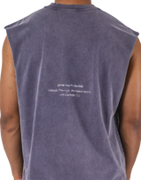 Fang Graphic Vintage Tanktop - Purple