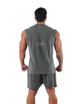 Fang Graphic Vintage Tanktop - D.Grey