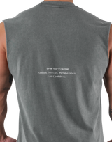 Fang Graphic Vintage Tanktop - D.Grey