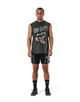 Fang Graphic Vintage Tanktop - Black