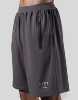 One Line Stretch Shorts - Grey