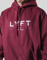 Heritage Logo Oversize Sweat Hoodie - Red