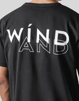 LÝFT × WIND AND SEA Standard T-Shirt - Black