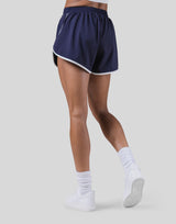 Flare Stretch Shorts - Navy
