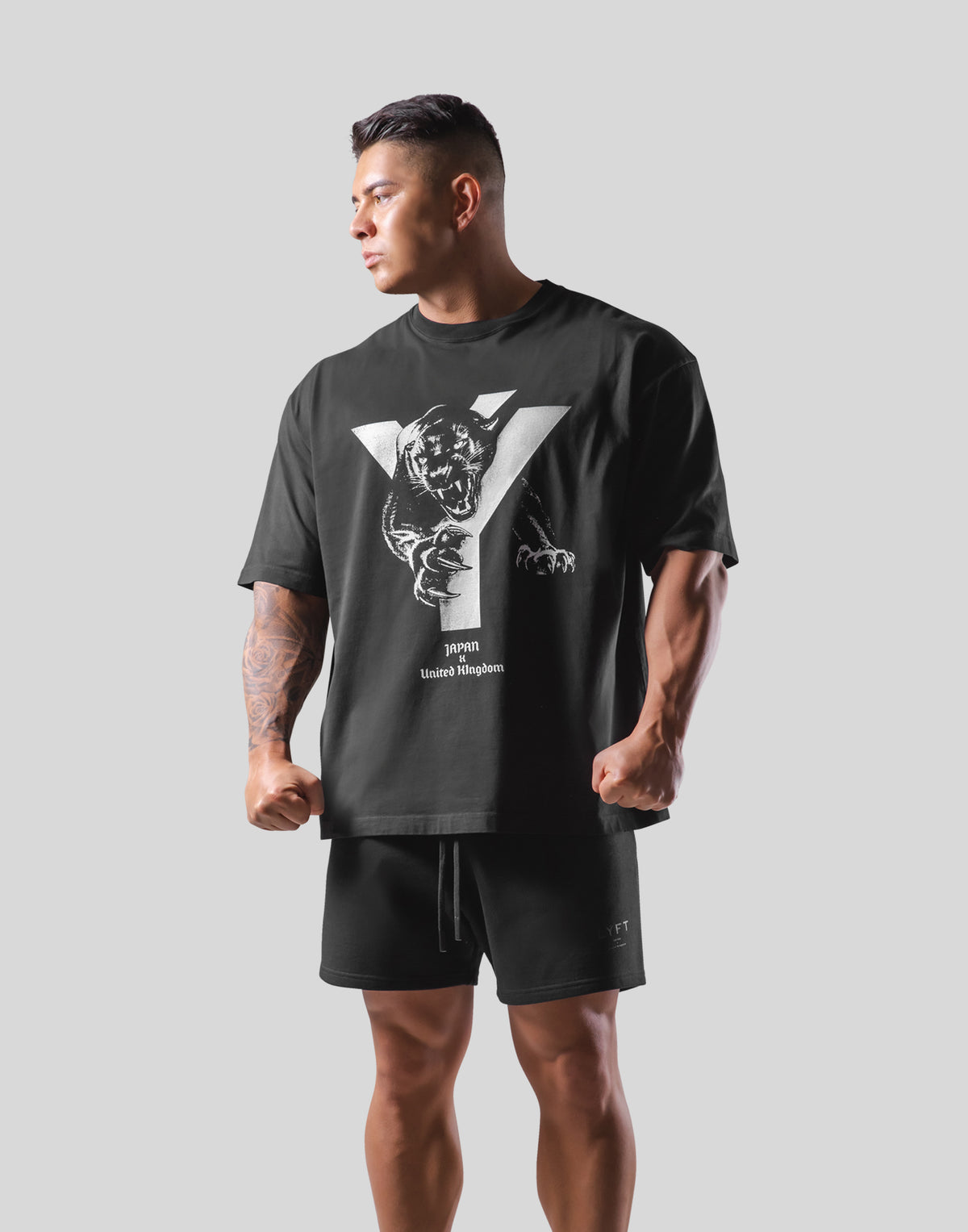 Panther Y Big T-Shirt - Black