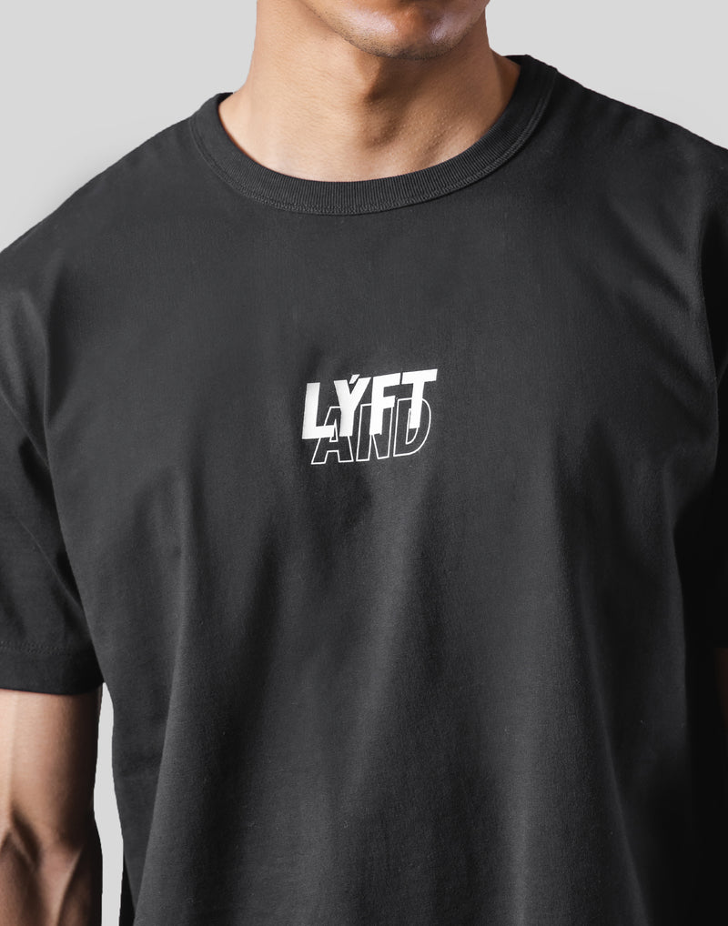 LÝFT × WIND AND SEA Standard T-Shirt - Black