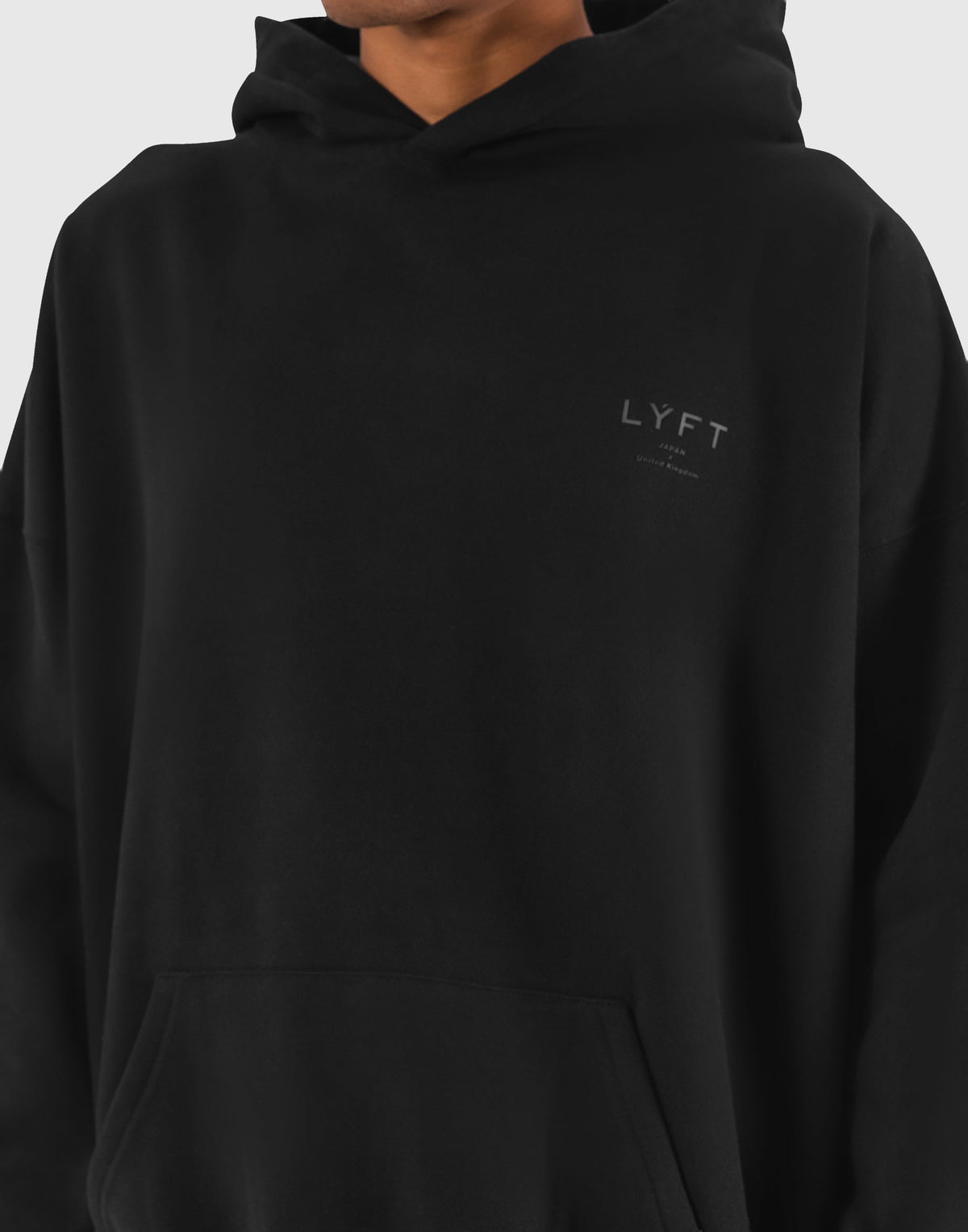 GÝM Oversize Sweat Hoodie - Black
