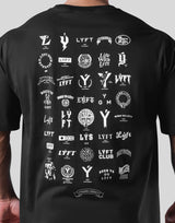 Heritage Logo Big T-Shirt - Black