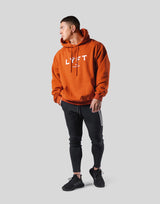 New Flag Oversize Sweat Hoodie - Orange