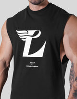 Wing L Logo No Sleeve - Black