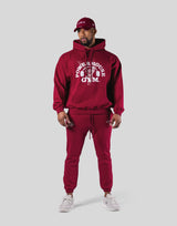 LÝFT × Power House Gym Oversize Sweat Hoodie - Red