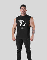 Wing L Logo No Sleeve - Black