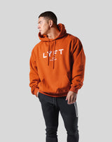 New Flag Oversize Sweat Hoodie - Orange