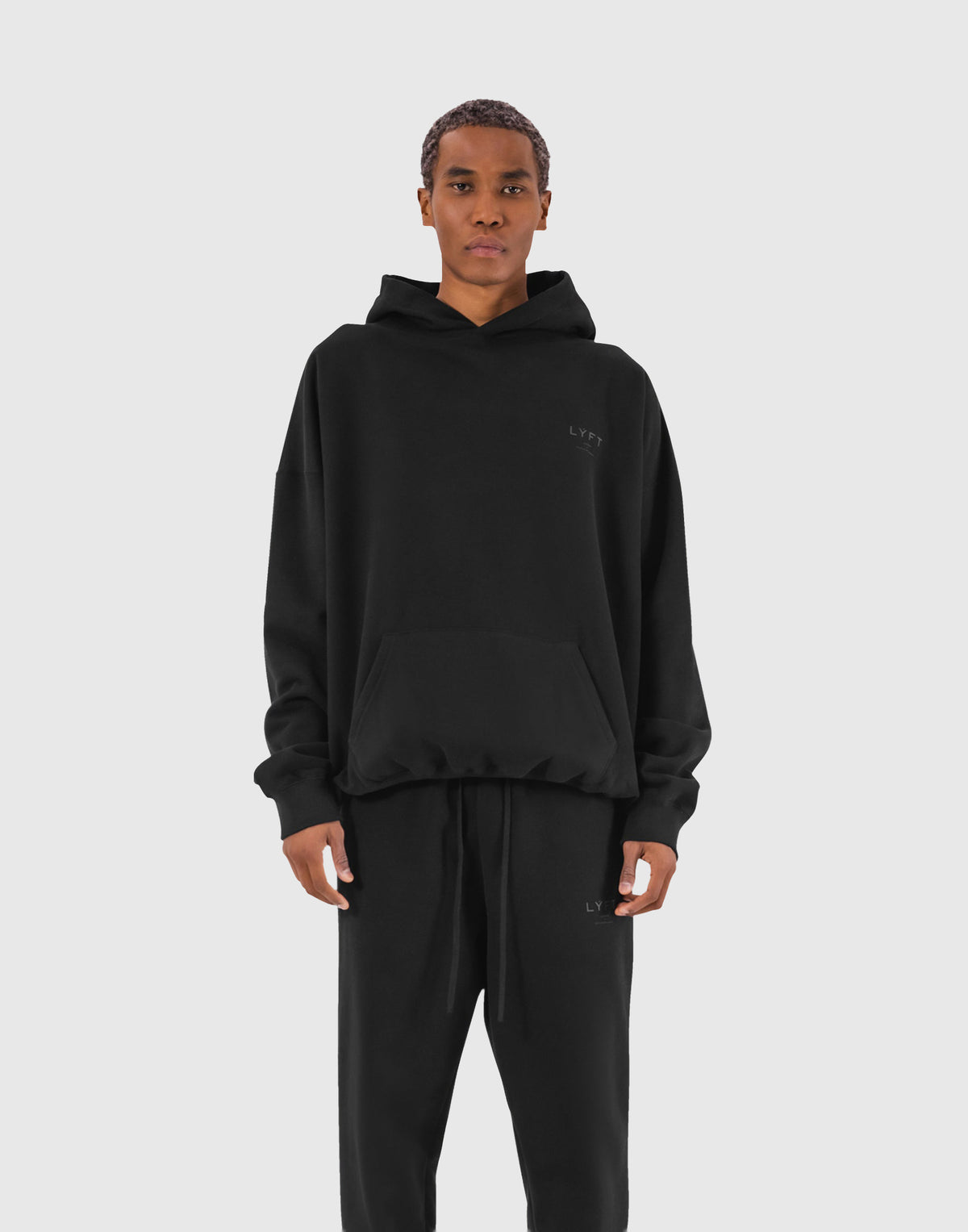 GÝM Oversize Sweat Hoodie - Black