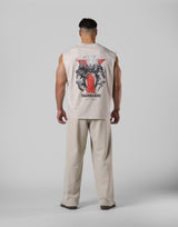 Vintage Statue Y Graphic Vintage Tanktop - Ivory