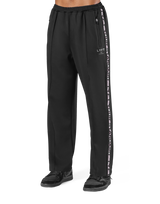 Logo Line Wide Track Pant - Black