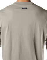 Lion Graphic Vintage Extra Big T-Shirt -Olive