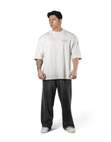 Horse Graphic Vintage Extra Big T-Shirt - Ivory