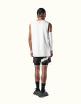 2Way Stretch Loose Fit Tanktop Ver.2 - White