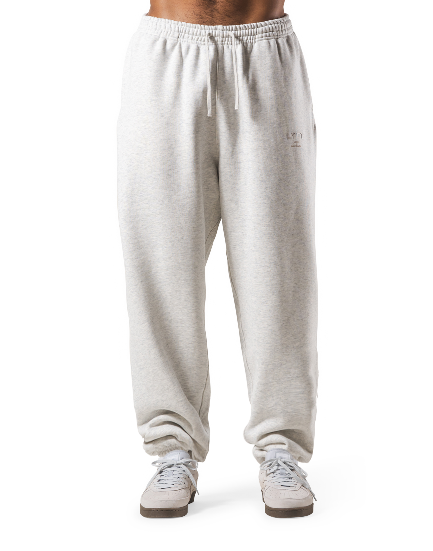 Relax Fit Loose Sweat Pants - Ivory – LÝFT