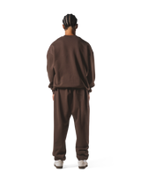 One Point LÝFT Oversize Crewneck Sweat - Brown