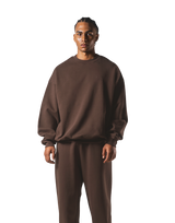 One Point LÝFT Oversize Crewneck Sweat - Brown
