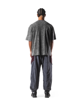 Herculean Graphic Vintage Big T-Shirt - Black