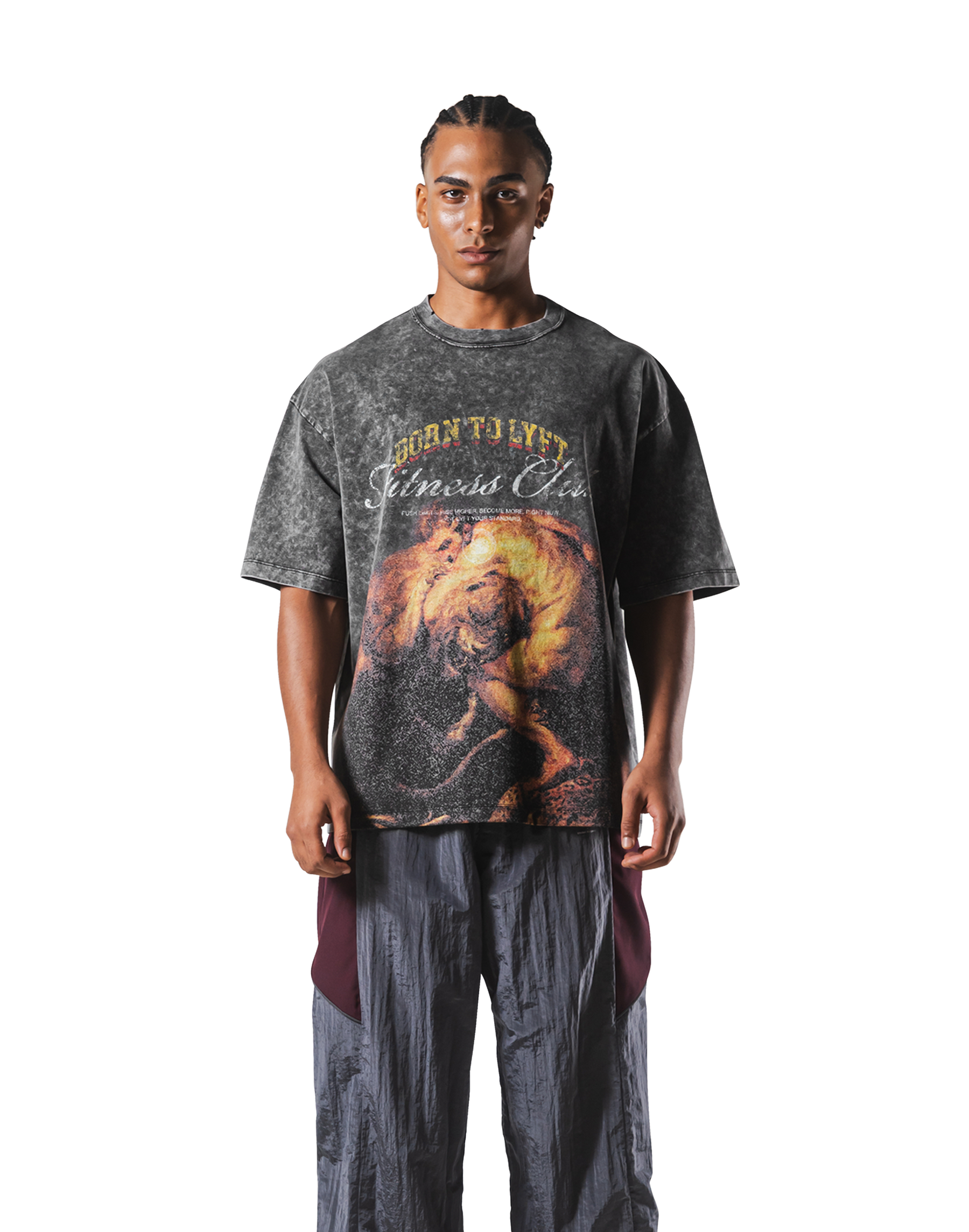 LLICA リアル・ヴィンテージTシャツXL Herculean Graphic Vintage Big T-Shirt - Black – LÝFT