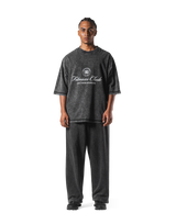 Vintage Emblem Extra Big T-Shirt - Black