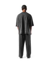 Vintage Emblem Extra Big T-Shirt - Black