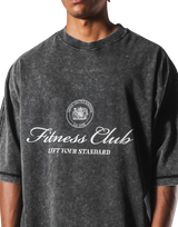 Vintage Emblem Extra Big T-Shirt - Black