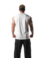 Fire Panther Graphic Vintage Tanktop - White