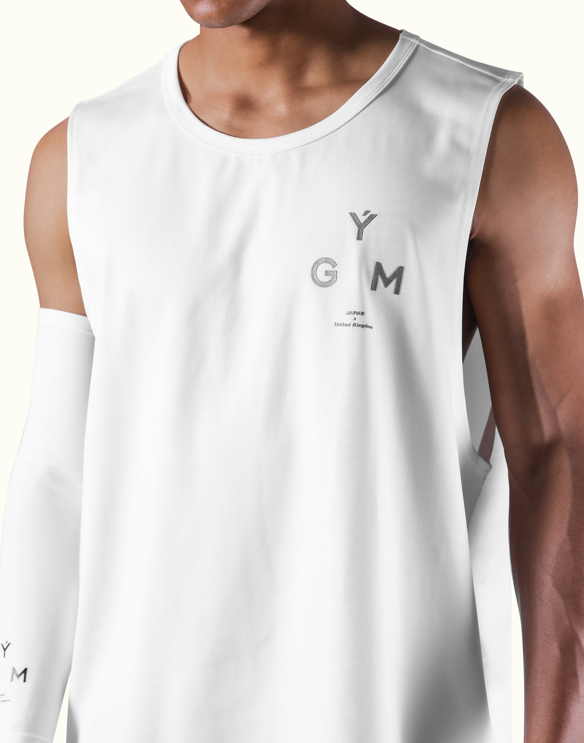 2Way Stretch Loose Fit Tanktop Ver.2 - White