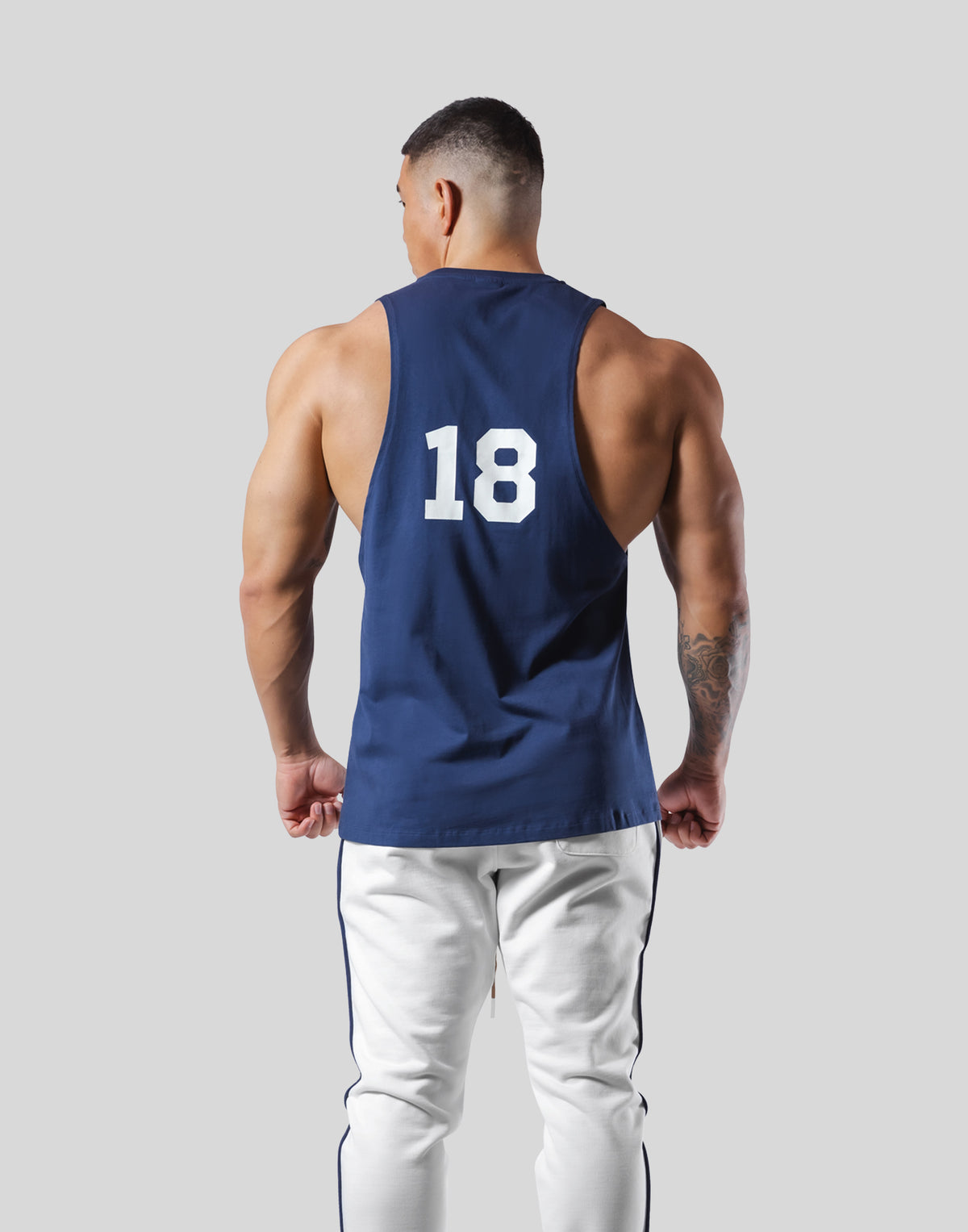 18 Logo Drop Tanktop - Navy