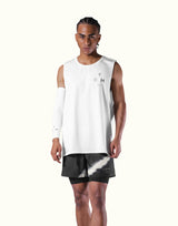 2Way Stretch Loose Fit Tanktop Ver.2 - White