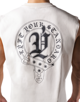 Old English No Sleeve - Ivory