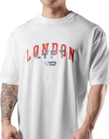 Vintage London Logo Big T-Shirt - White