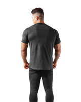 Slim Fit 2 Line T-Shirt 2 - Black
