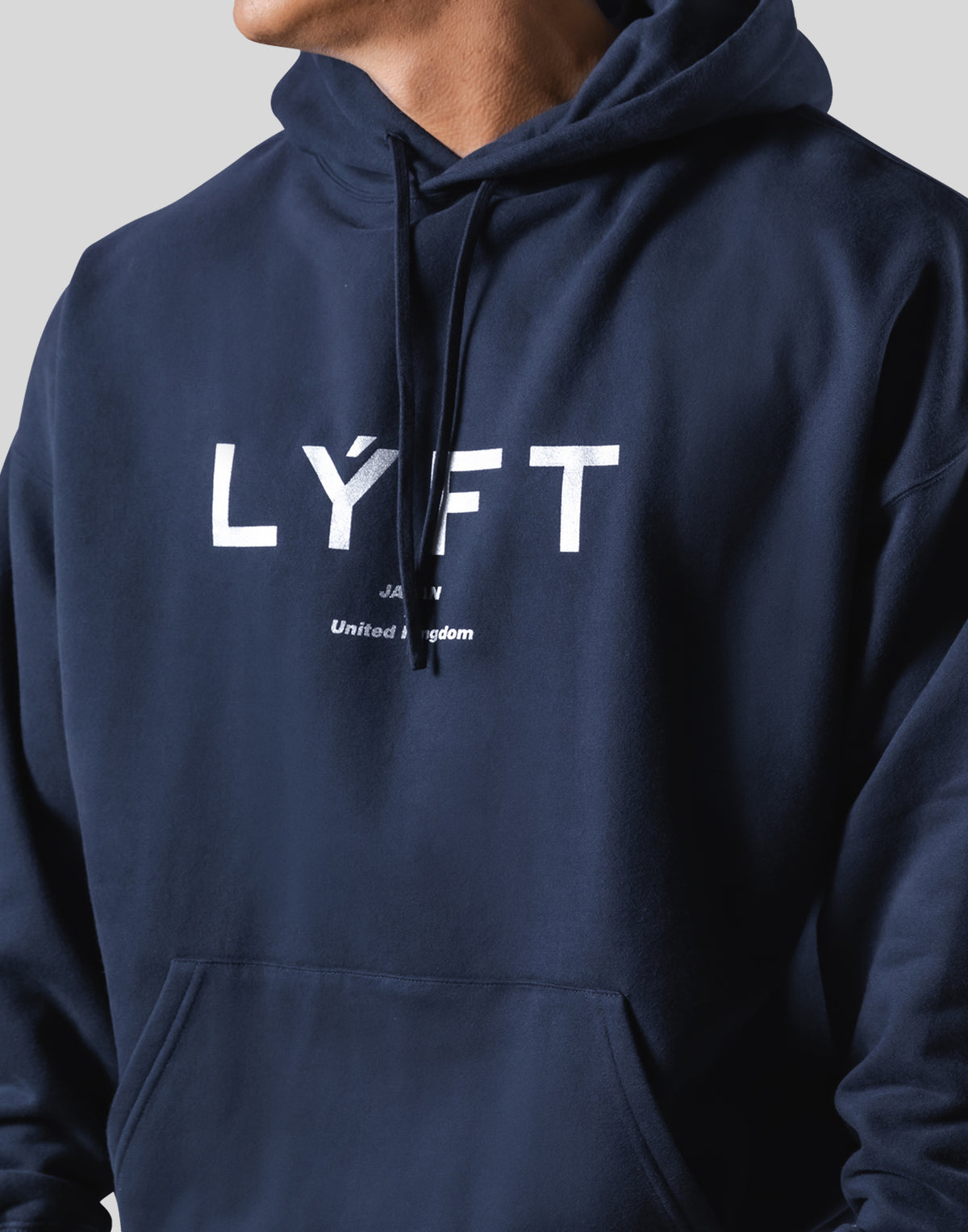 New Flag Oversize Sweat Hoodie - Navy